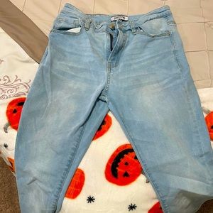 Light Wash Skinny Jeans